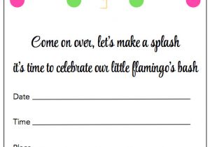 Flamingo Party Invitation Template Free Flamingo Party Free Printable Party Invitations Free