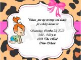 Flintstones Baby Shower Invitations solutions event Design by Kelly Pebbles Flintstone
