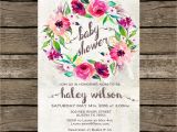 Floral Baby Shower Invitations Free Baby Shower Invitation Printable Purple Floral Baby Shower