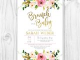 Floral Baby Shower Invitations Free Floral Baby Shower Invitation Brunch for Baby Invitation