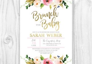 Floral Baby Shower Invitations Free Floral Baby Shower Invitation Brunch for Baby Invitation