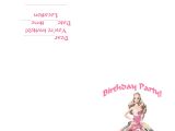 Foldable Birthday Invitations Free Barbie Coloring Pages Bollywood Indian Barbie Free