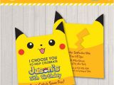 Foldable Birthday Invitations Free Pokemon Inspired Birthday Party Invitation