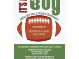 Football Baby Shower Invitation Template It S A Boy Football Couples Baby Shower Invitation