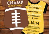 Football Baby Shower Invitation Template Items Similar to Football Jersey Baby Shower Invitations