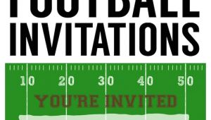 Football Birthday Party Invitation Templates Free Football Party Invitation Template Free Printable