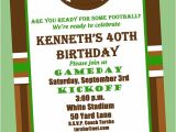 Football Birthday Party Invitation Wording Football Birthday Party Invitation Printable or by