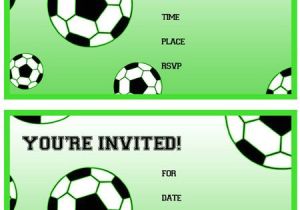 Football Party Invitation Template Uk 40th Birthday Ideas soccer Birthday Invitation Templates Free
