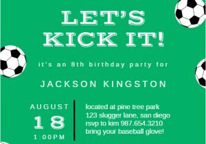 Football Party Invitation Template Uk soccer Birthday Sports Games Invitation Template Free