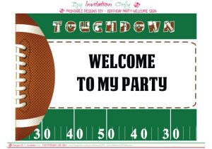 Football Party Invitations Templates Free 9 Best Images Of Football Graphics Free Printable Free