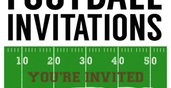 Football Party Invitations Templates Free Football Party Invitation Template Free Printable