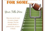 Football Tailgate Party Invitation Wording Football Tailgate Invitation Templates