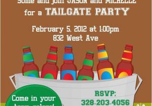 Football Tailgate Party Invitation Wording Football Tailgate Invitations