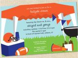 Football Tailgate Party Invitation Wording Sweet Wishes Football Tailgating Tent Invitations Customize
