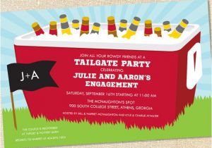 Football Tailgate Party Invitation Wording Sweet Wishes Tailgating Cooler Football Party Invitations