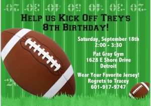 Football themed Birthday Party Invitation Wording 8 5×11 Super Bowl Xlviii Football Printable Invitations