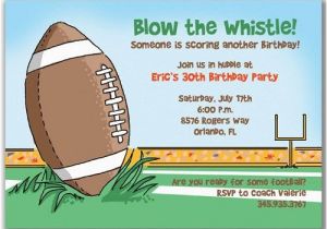 Football themed Birthday Party Invitation Wording Football Birthday Party Invitation Wording