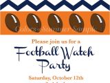 Football Watch Party Invitation Wording Football Invitation Watch Party Tailgate Invitation