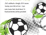 Football Watch Party Invitation Wording Green and Black soccer Game Party Invitation soccer