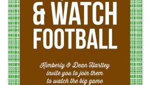 Football Watch Party Invitation Wording Watch Football Party Invitations by Invitation