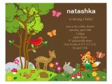 Forest Friends Baby Shower Invitations forest Friends Baby Shower Invitation