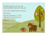 Forest Friends Baby Shower Invitations forest Friends Girls Baby Shower Invitation