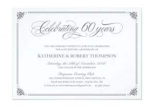 Formal 60th Birthday Invitation Wording 1000 Images About 60th Anniversary On Pinterest