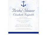 Formal Bridal Shower Invitation Wording formal Anchor Bridal Shower Invitations Announcement Zazzle
