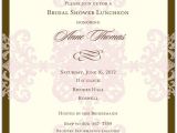 Formal Bridal Shower Invitation Wording formal Pattern Pink Bridal Shower Invitations Paperstyle