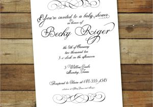 Formal Bridal Shower Invitations Unavailable Listing On Etsy