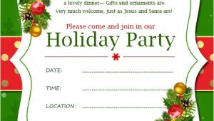 Formal Christmas Party Invitation Templates Christmas Invitation Template and Wording Ideas