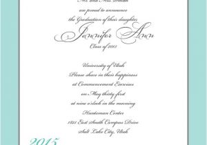 Formal High School Graduation Invitations the Simply formal Graduation Announcements by