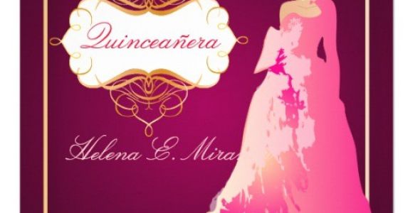 Formal Quinceanera Invitations formal Quinceanera Quince Anos Princess 5 25×5 25 Square