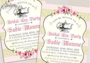 Formal Tea Party Invitation Lovely Bridal Shower Invitations High Tea Ideas Wedding