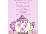 Formal Tea Party Invitation Wording afternoon Tea Birthday Party Invitation 5 Quot X 7 Quot Invitation