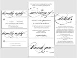 Formal Wedding Invitation Template Wedding Invitation Printable Wedding Invite formal
