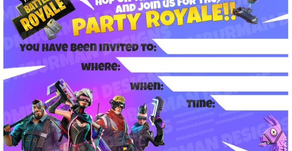 Fortnite Birthday Invitation Template Excited to Share the Latest Addition to My Etsy Shop