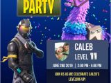 Fortnite Birthday Invitation Template fortnite Party Template Postermywall