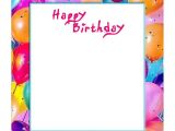 Frames for Birthday Invitation Cards Free Birthday Borders for Invitations and Other Birthday
