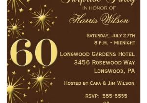 Free 60th Birthday Invitation Wording Surprise 60th Birthday Party Invitations Wording Free