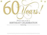 Free 60th Birthday Invitations Templates Free Printable 60th Birthday Invitation Templates Free