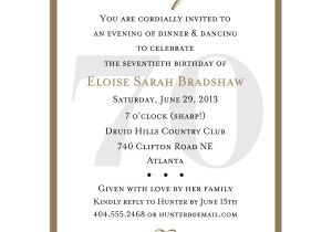 Free 70th Birthday Invitation Wording Classic 70th Birthday Red Surprise Invitations Paperstyle