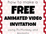 Free Animated Birthday Party Invitations How to Make A Free Animated Video Invitation Mad In Crafts