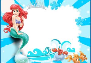 Free Ariel Birthday Invitations Printable the Little Mermaid Free Printable Invitations Cards or