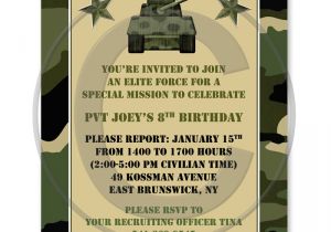 Free Army Birthday Party Invitation Template 40th Birthday Ideas Birthday Invitation Templates Military