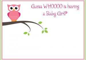 Free Baby Girl Shower Invitations Free Printable Girl S Owl Baby Shower Invitations