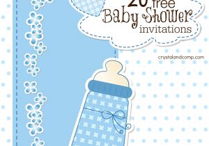 Free Baby Shower Printables Invitations 20 Free Baby Shower Invites