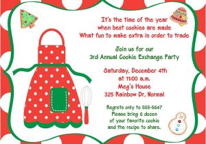 Free Baking Party Invitation Templates 8 Best Images Of Cookie Swap Printable Invitation Template
