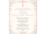 Free Baptism Invitations to Print Printable Baby Girl Baptism Invitation by