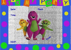 Free Barney Birthday Invitation Templates Latest Of Barney Party Invitation Template 40th Birthday